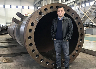 Хонингованная гильза цилиндра большого диаметра