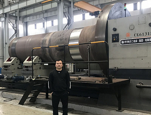 Гильза цилиндра Ø1450 для цилиндра вылета стрелы